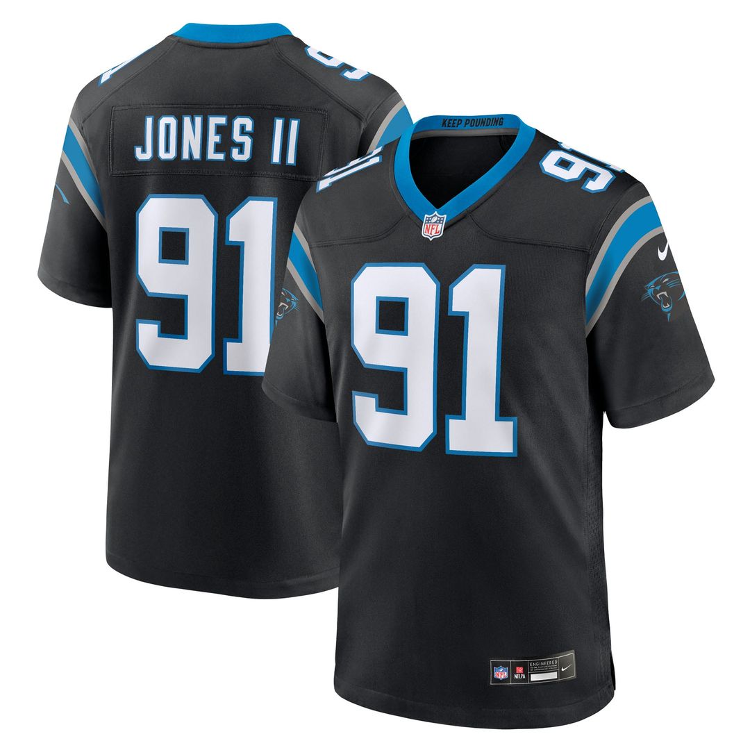 Carolina Panthers Patrick Jones II Nike Team Game Jersey - Black
