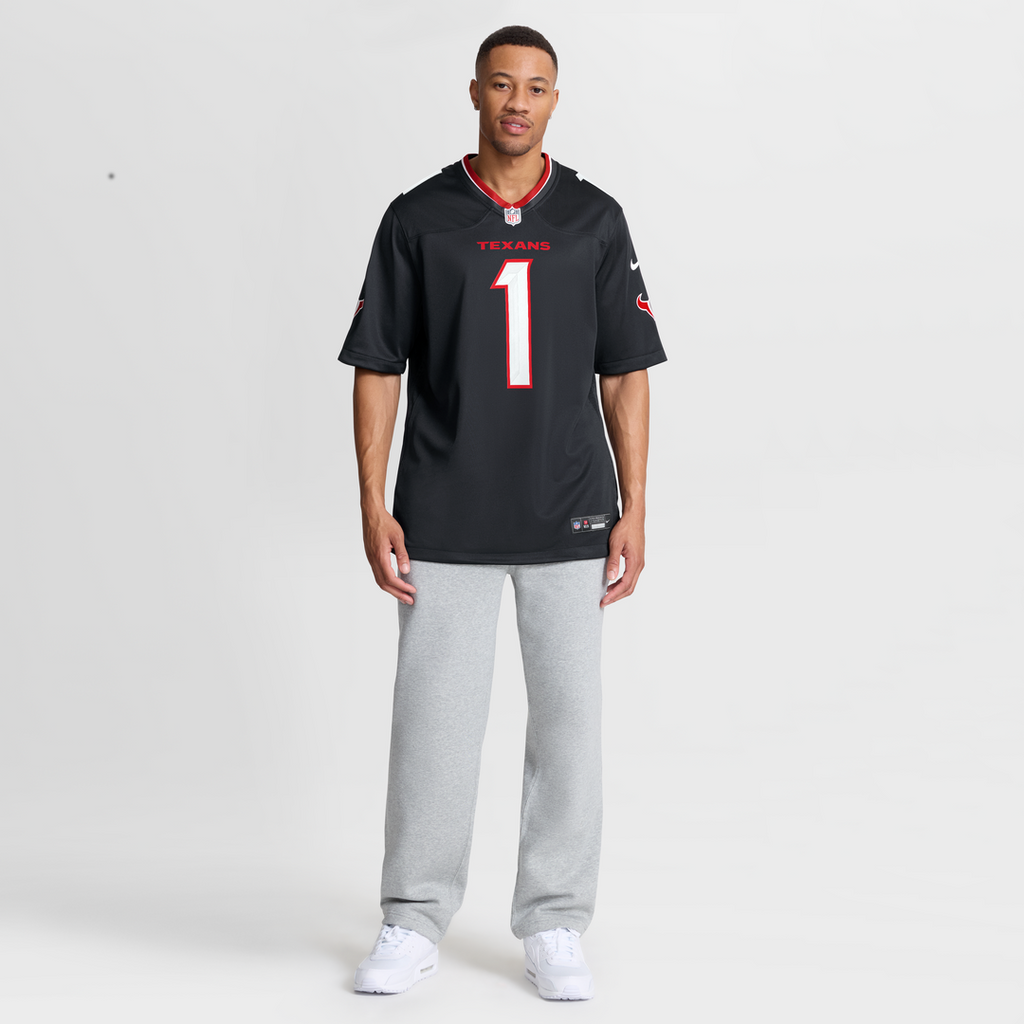 Houston Texans Nike #1 Dad Game Jersey - Navy