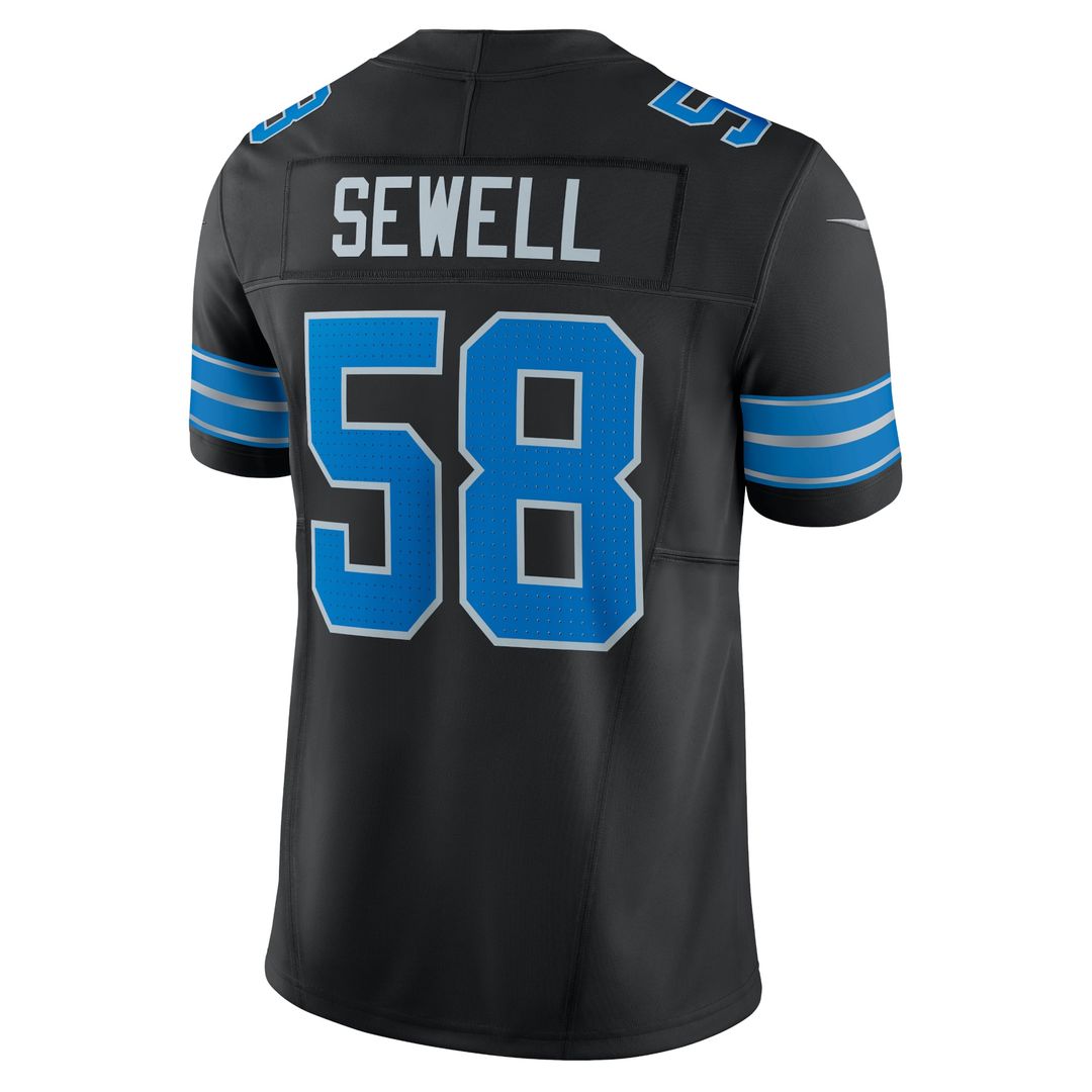 Detroit Lions Penei Sewell Nike Vapor F.U.S.E. Alternate Limited Jersey - Blue
