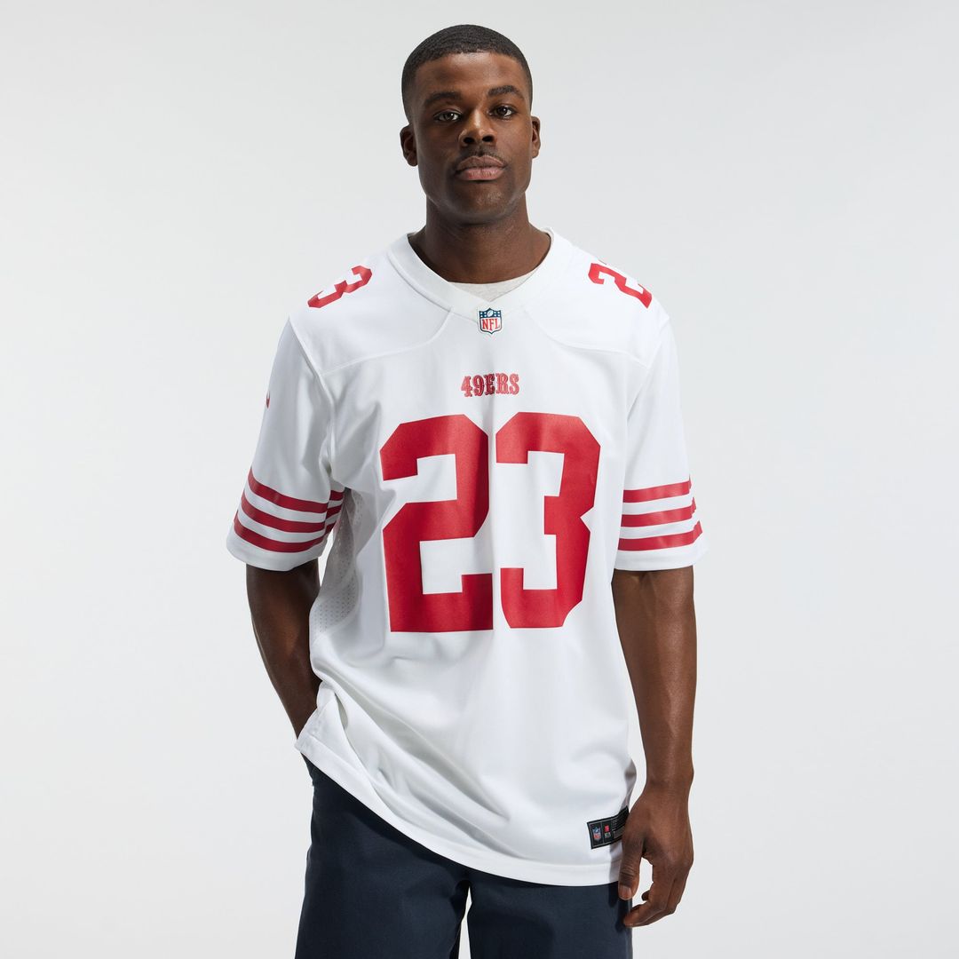 San Francisco 49ers Christian McCaffrey Nike Game Player Jersey - Scarlet