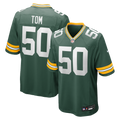 Green Bay Packers Zach Tom Nike Game Player Jersey - Green
