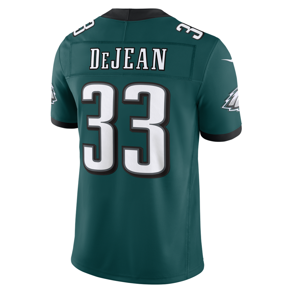 Philadelphia Eagles Cooper DeJean Nike Team Vapor F.U.S.E. Stitched Limited Jersey - Midnight Green