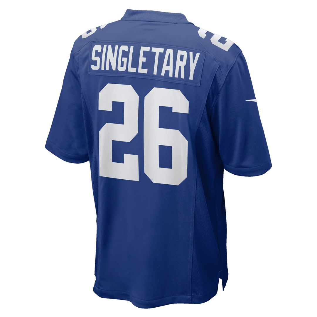 New York Giants Devin Singletary Nike Team Game Jersey - Royal