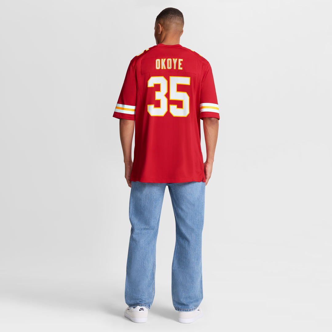 Kansas City Chiefs Christian Okoye Nike Game Retired Player Jersey - Red