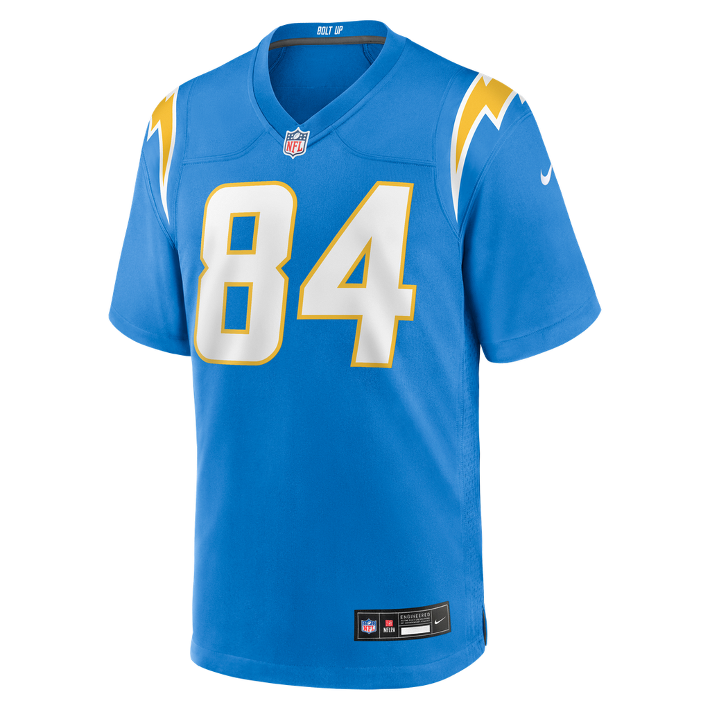 Los Angeles Chargers KeAndre Lambert-Smith Nike Team Game Jersey - Powder Blue
