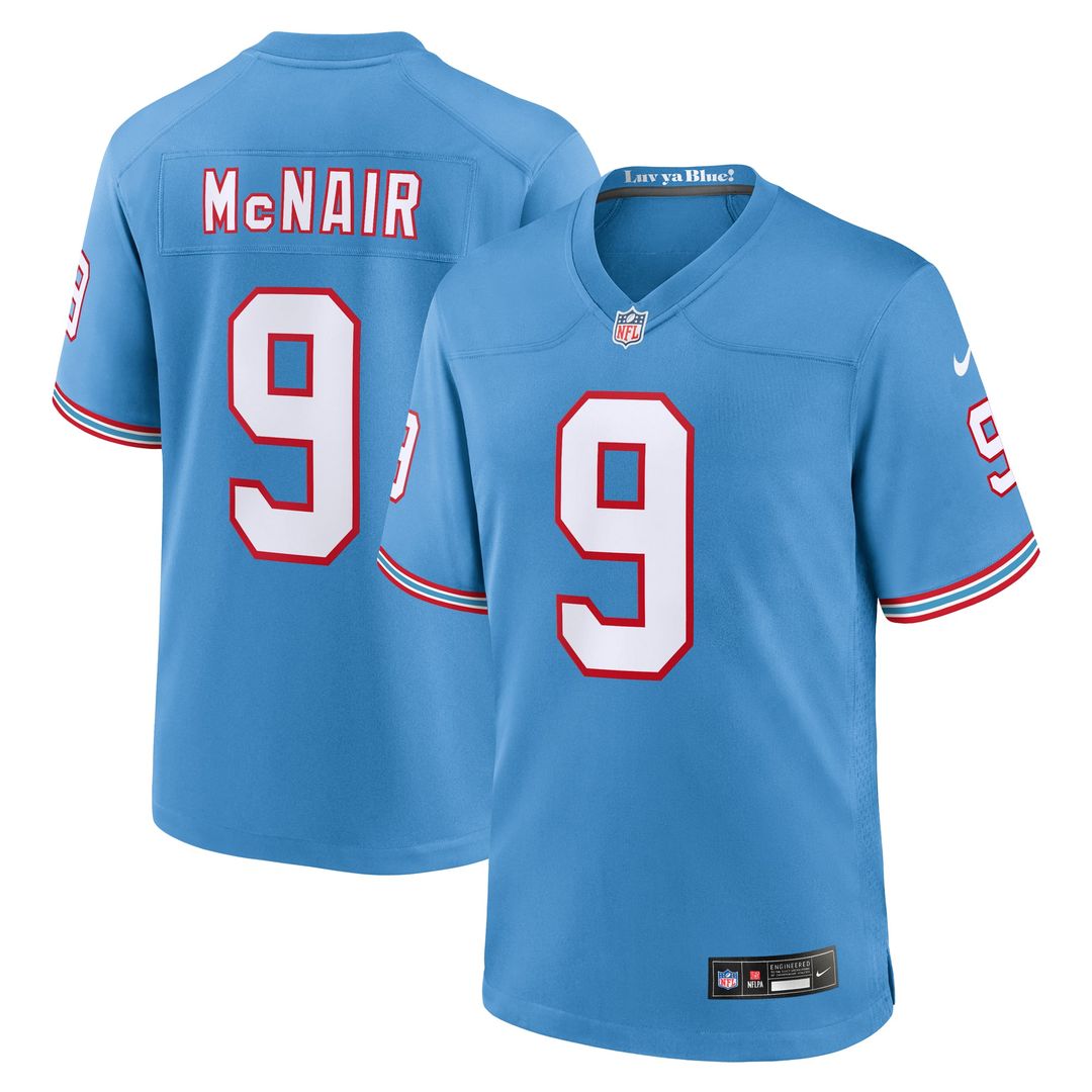 Tennessee Titans Steve McNair Nike Retired Player Alternate Game Jersey - Light Blue