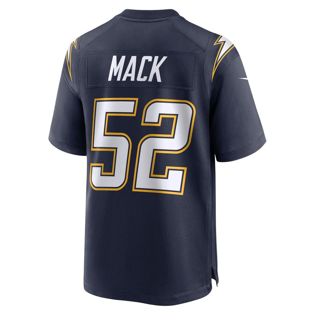 Los Angeles Chargers Khalil Mack Nike Alternate Super Chargers Game Player Jersey - Navy