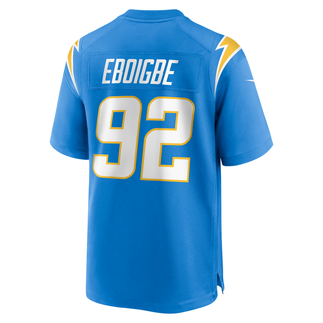 Los Angeles Chargers Justin Eboigbe Nike Team Game Jersey - Powder Blue
