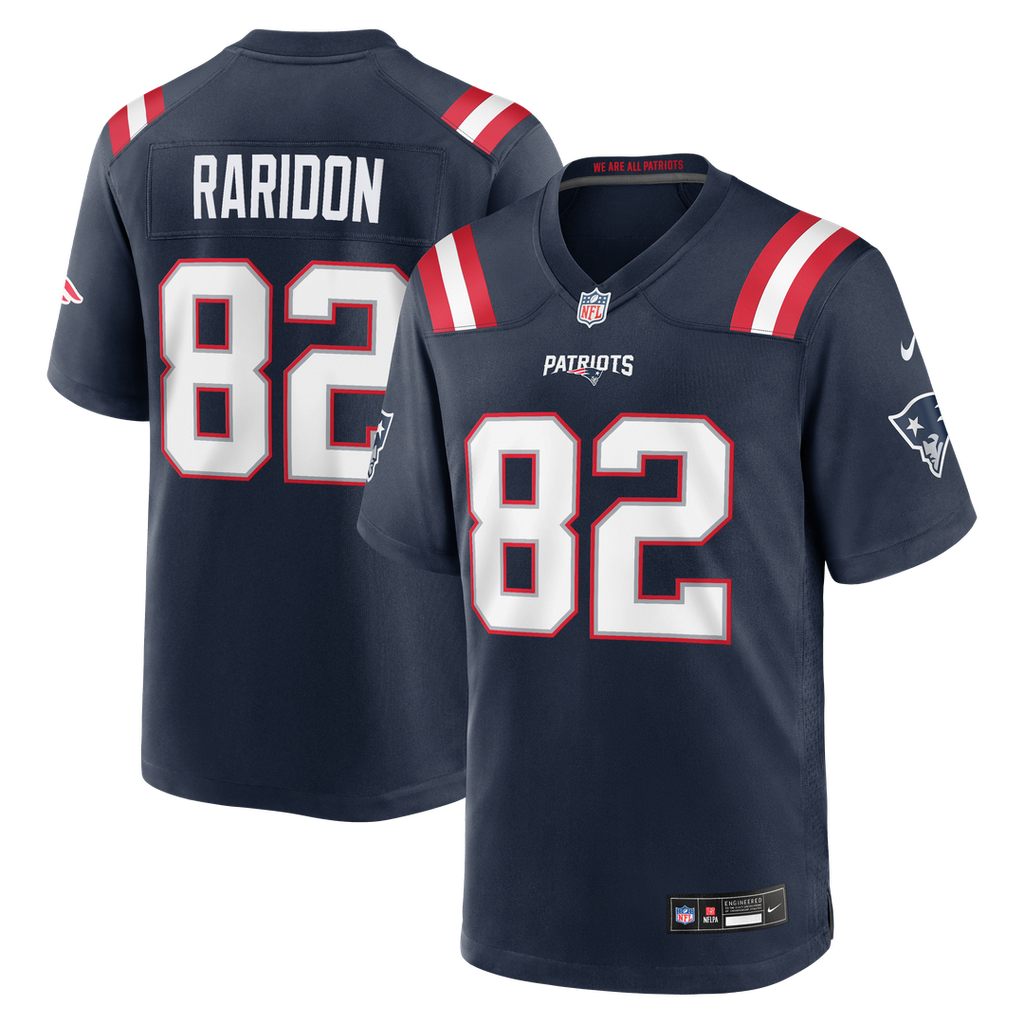 New England Patriots Eli Raridon Nike Team Game Jersey - Navy