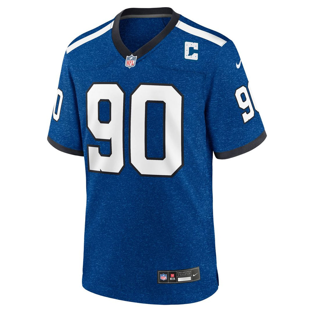 Indianapolis Colts Grover Stewart Nike Alternate Game Jersey - Blue