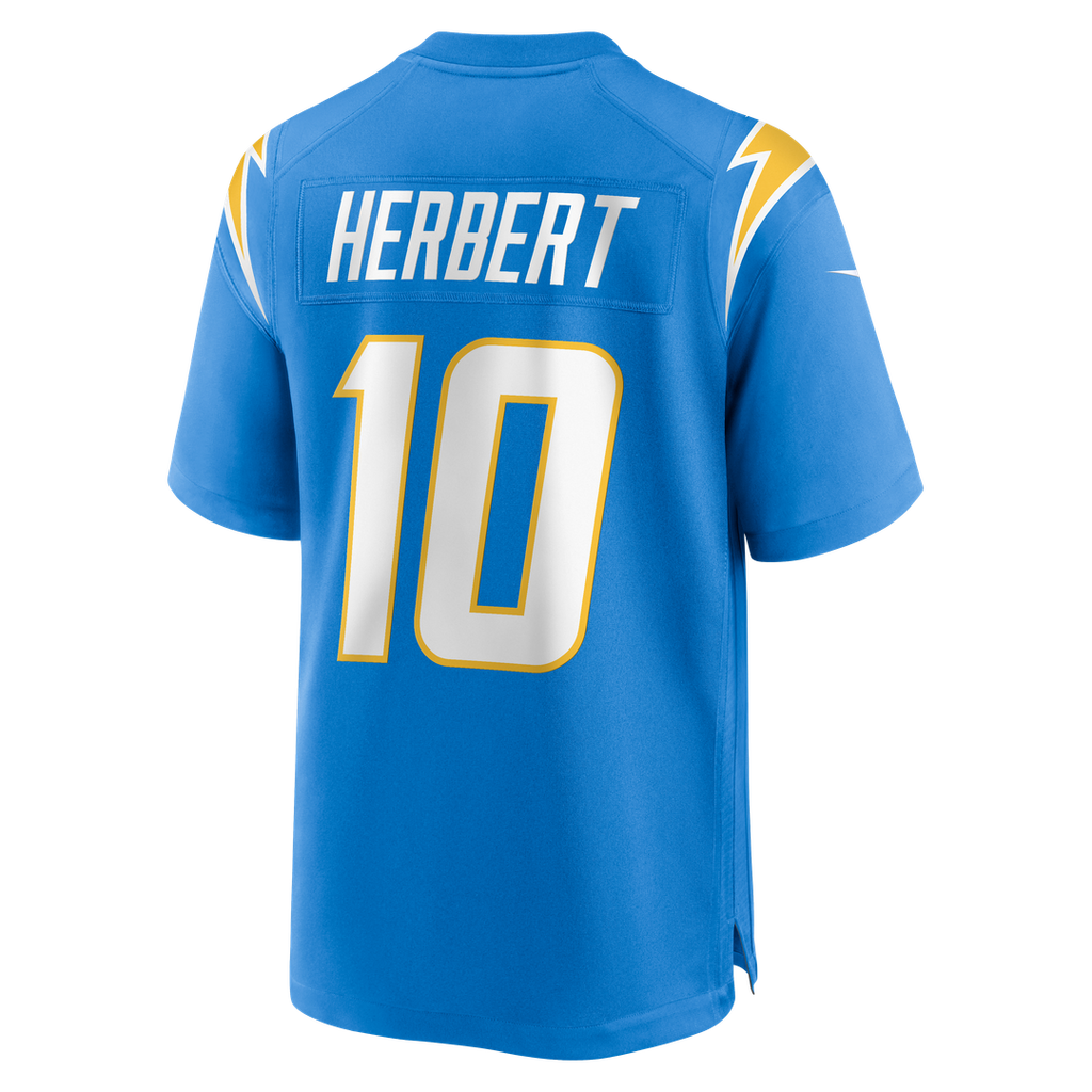 Los Angeles Chargers Justin Herbert Nike Player Game Jersey - Powder Blue
