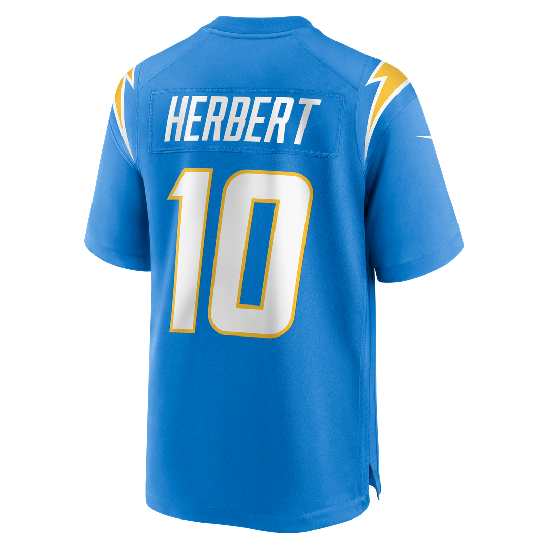 Los Angeles Chargers Justin Herbert Nike Player Game Jersey - Powder Blue