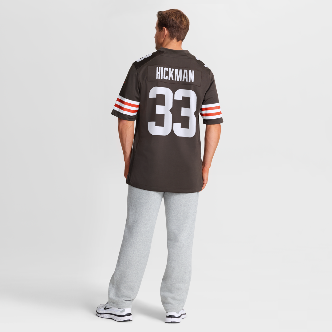 Cleveland Browns Ronnie Hickman Nike Team Game Jersey - Brown