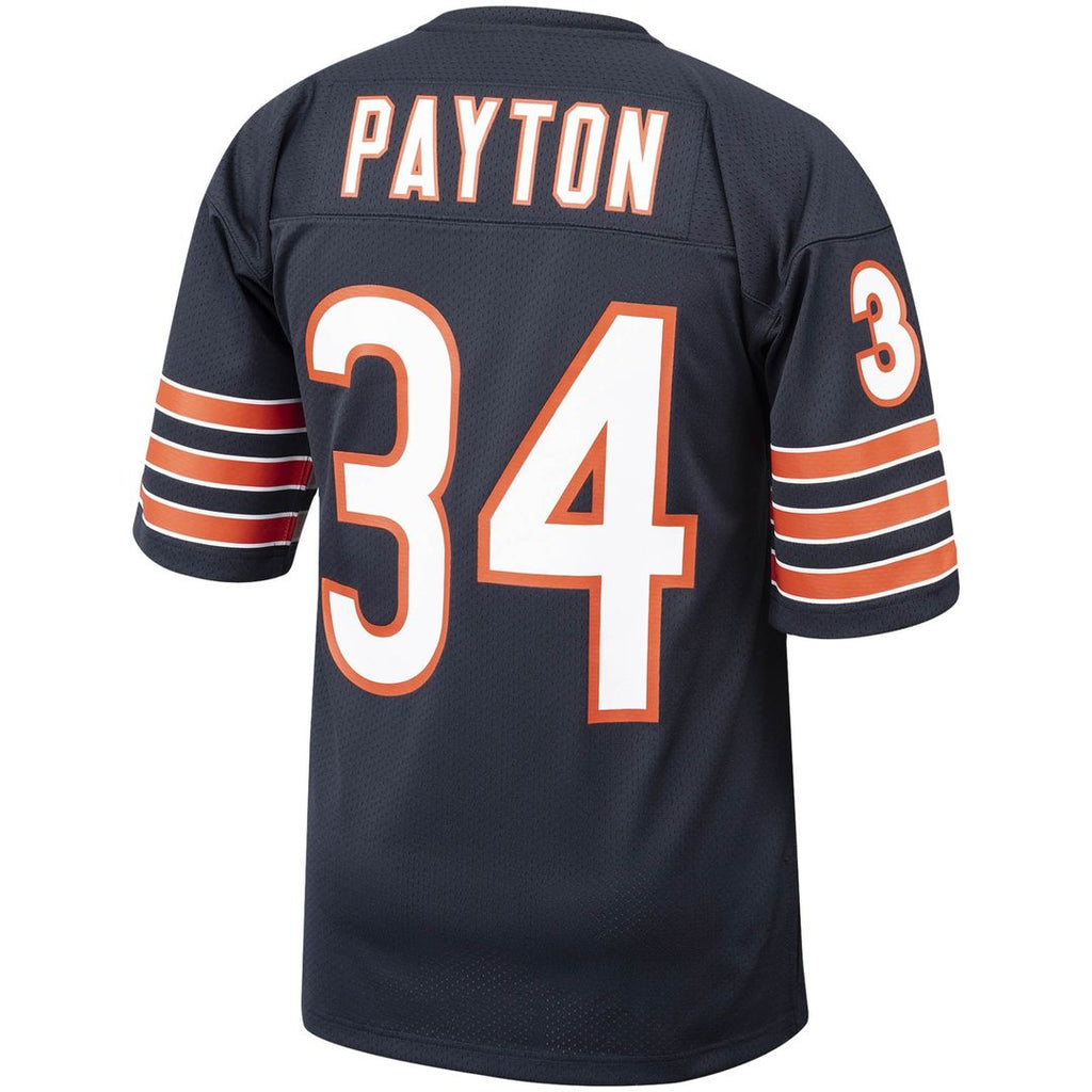 Chicago Bears 1985 Walter Payton Mitchell & Ness Authentic Throwback Retired Player Jersey - Navy