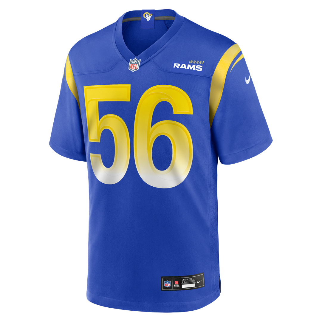 Los Angeles Rams London Fletcher Nike Game Retired Player Jersey - Royal