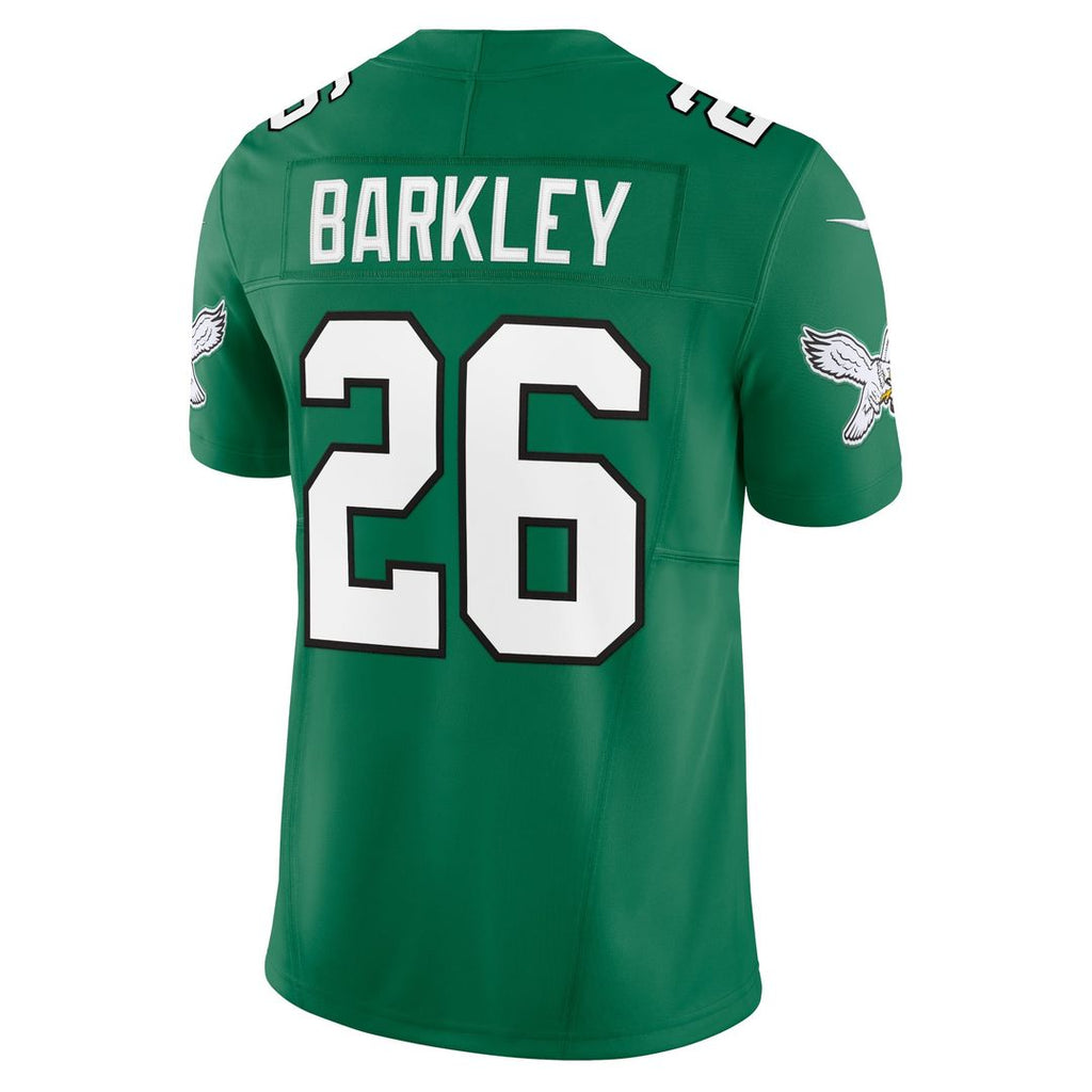 Philadelphia Eagles Saquon Barkley Nike Vapor F.U.S.E. Limited Jersey - Midnight Green
