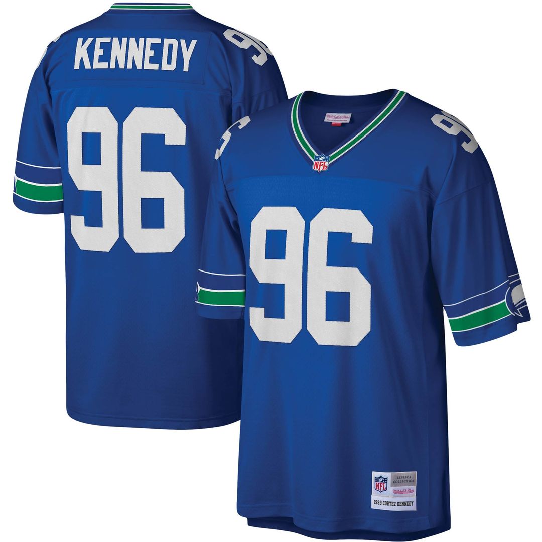 Seattle Seahawks Cortez Kennedy Mitchell & Ness Legacy Replica Jersey - Royal