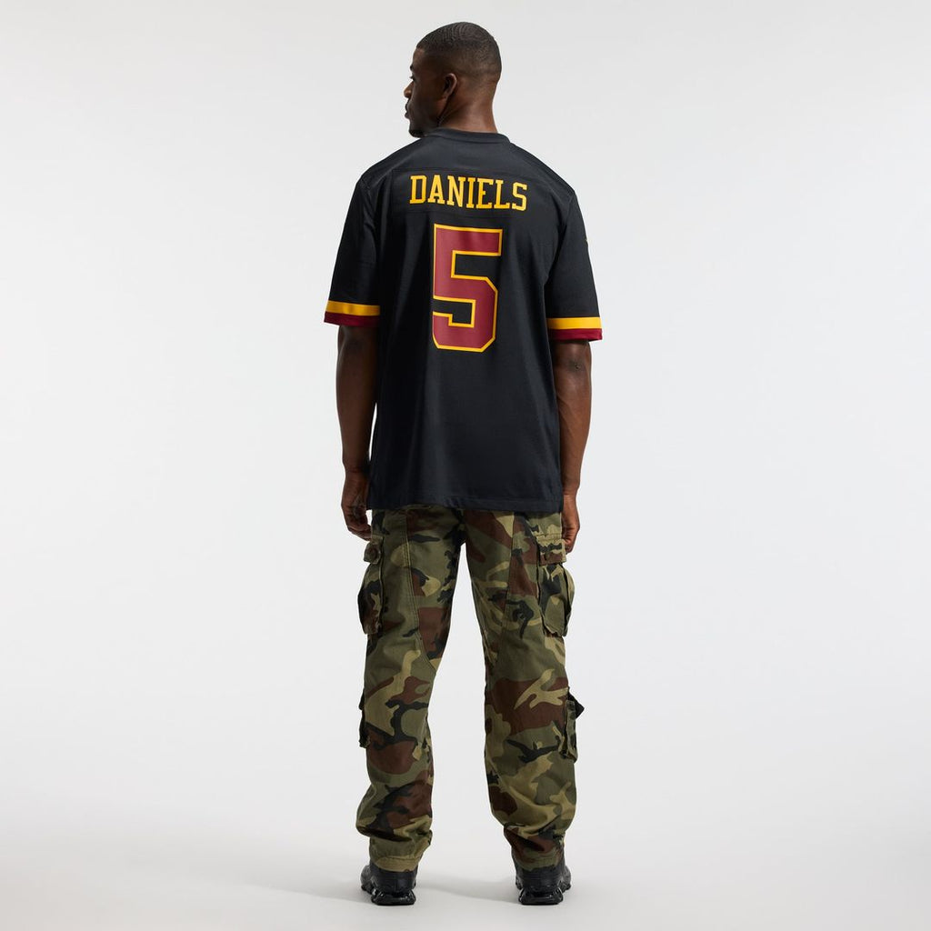 Washington Commanders Hail Raiser Washington Commanders Jayden Daniels Nike Alternate Game Jersey - Black