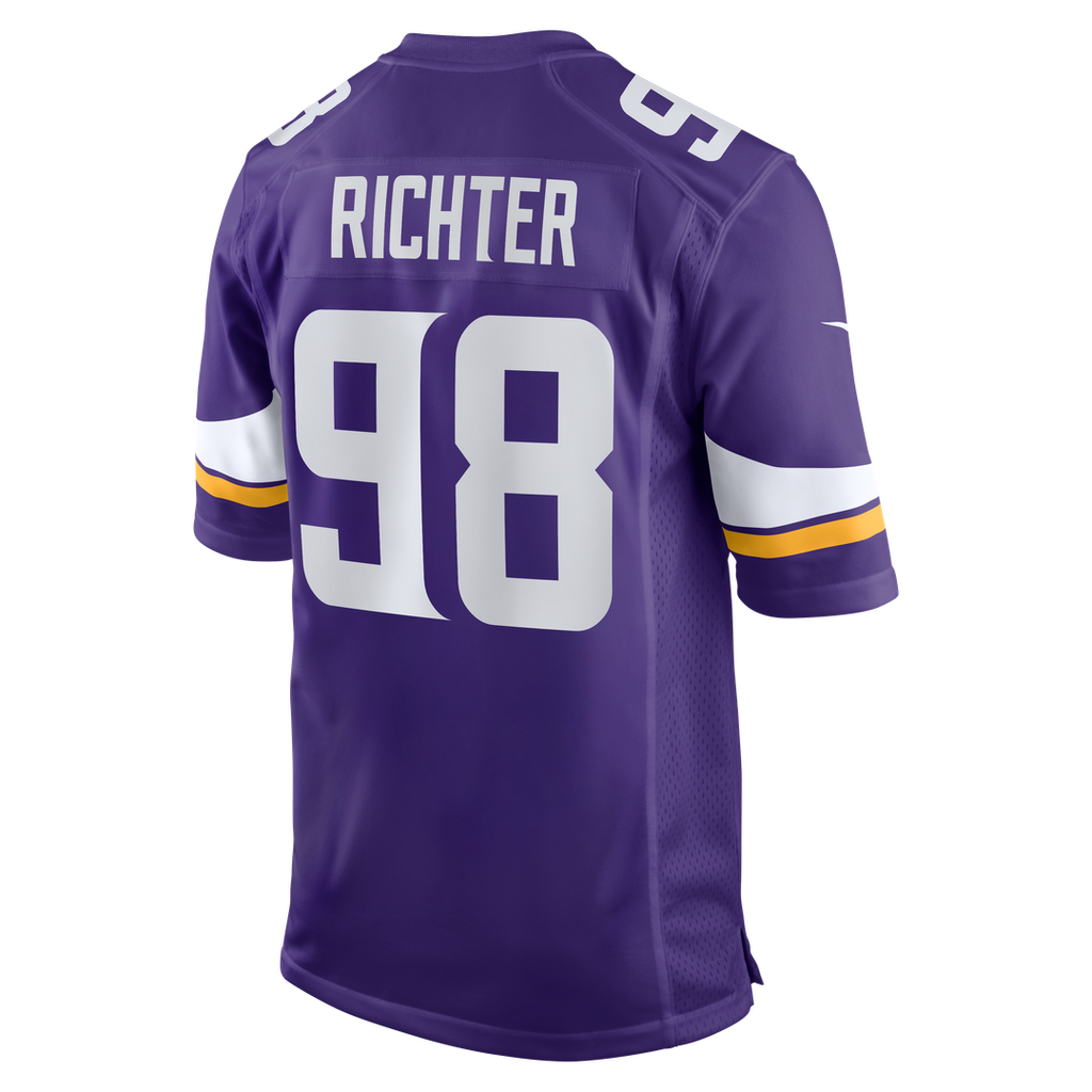 Minnesota Vikings Bo Richter Nike Team Game Jersey - Purple