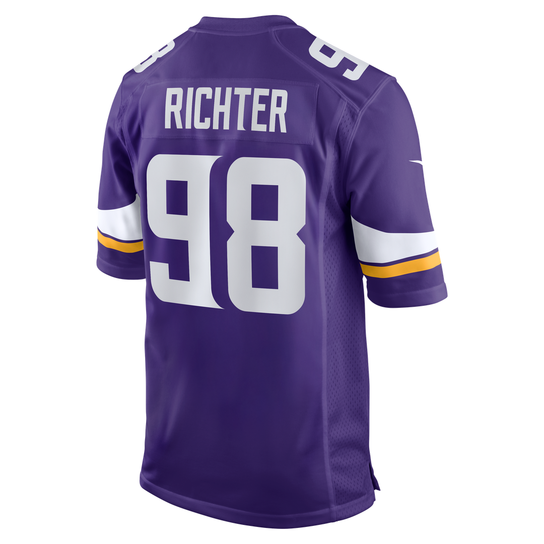 Minnesota Vikings Bo Richter Nike Team Game Jersey - Purple