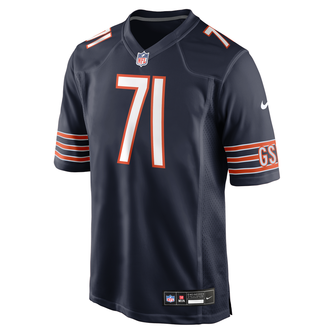Chicago Bears Jedrick Wills Jr. Nike Team Game Jersey - Navy