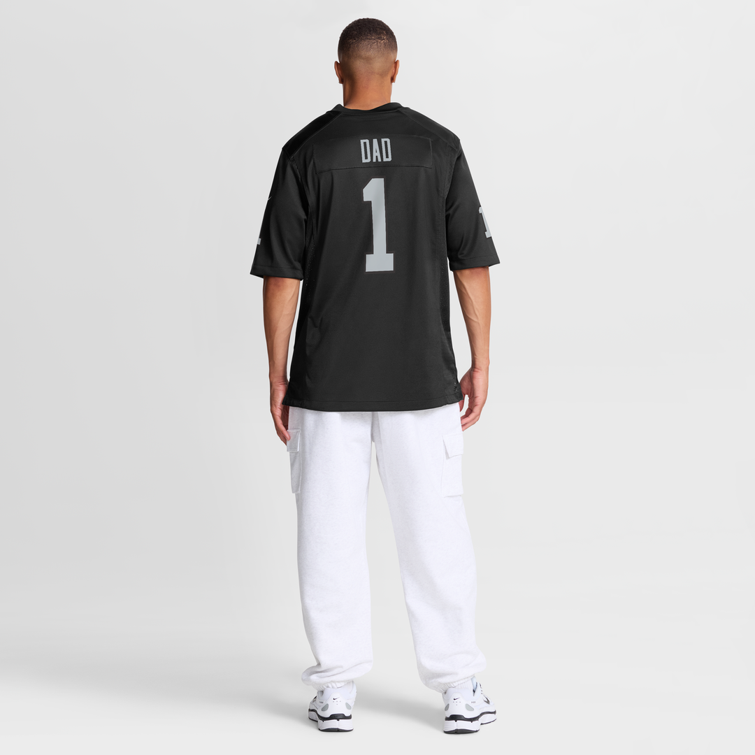Las Vegas Raiders Number 1 Dad Nike Game Jersey - Black