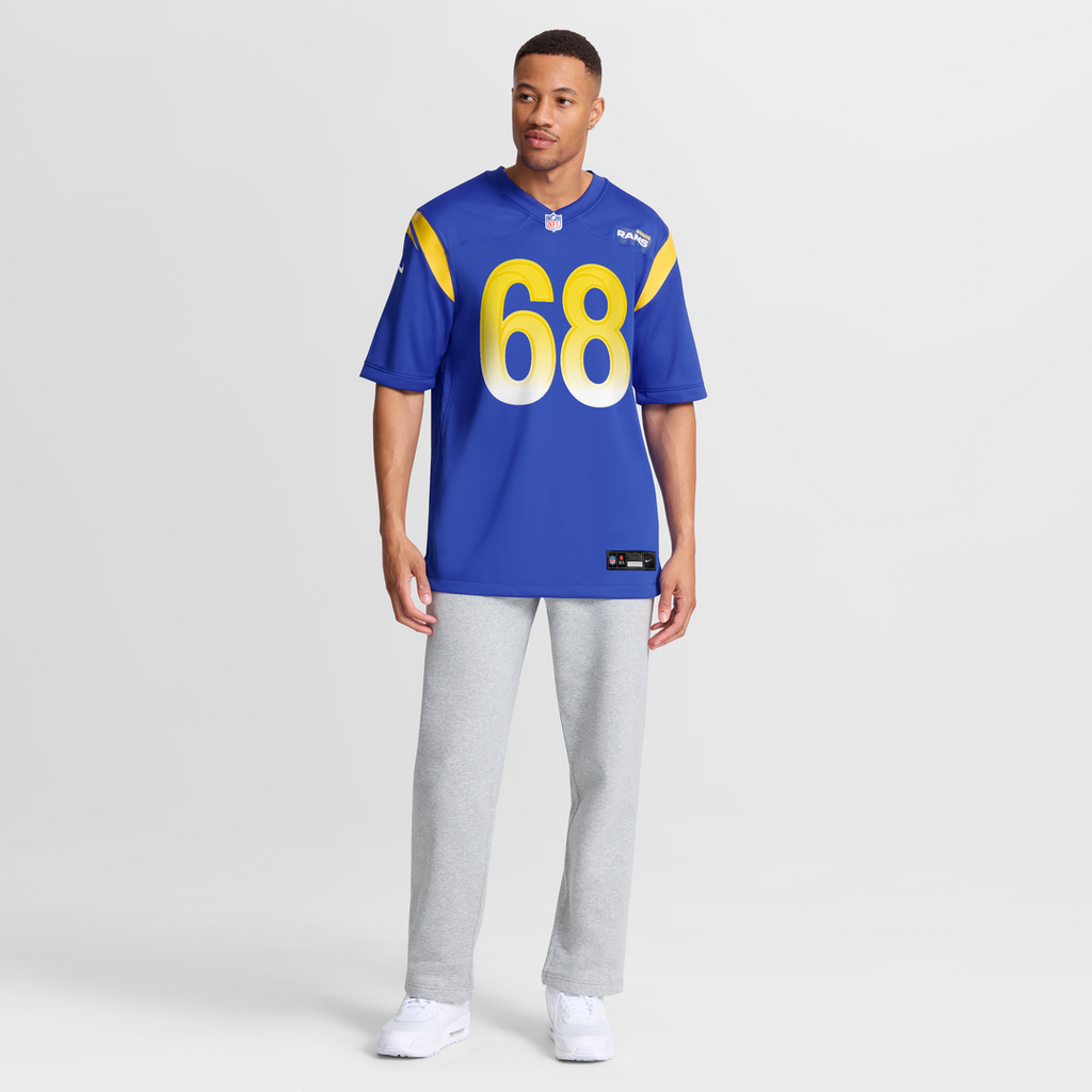 Los Angeles Rams Mike McAllister Nike Home Game Jersey - Royal