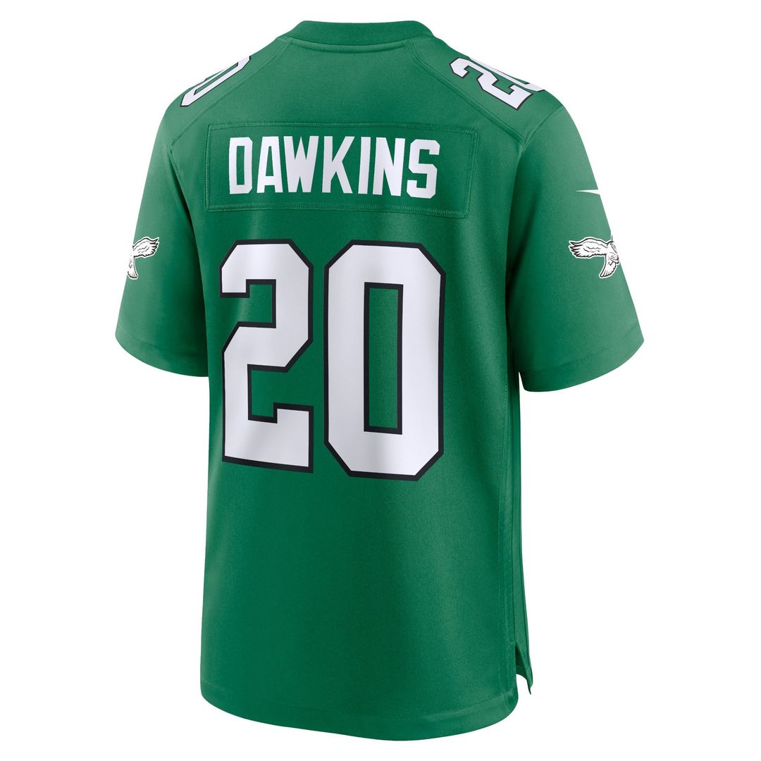 Philadelphia Eagles Brian Dawkins Nike Alternate Retired Player Game Jersey - Kelly Green
