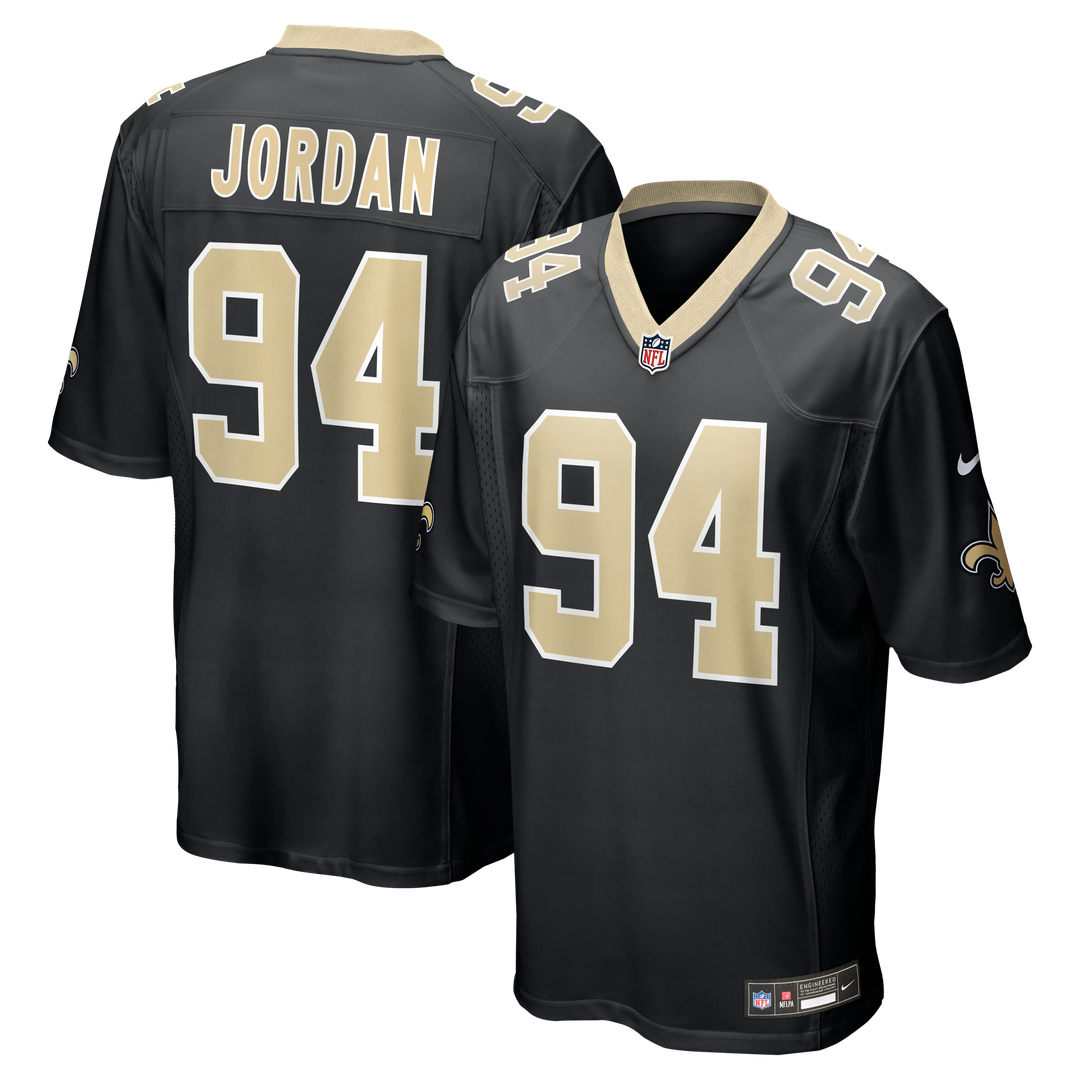 New Orleans Saints Cameron Jordan Nike Game Jersey - Black