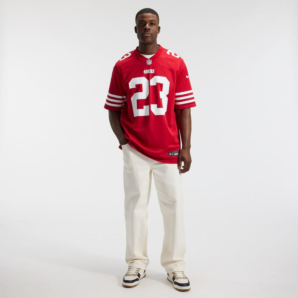 San Francisco 49ers Christian McCaffrey Nike Game Player Jersey - White