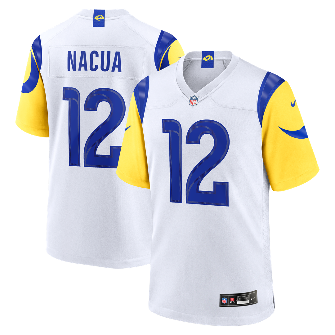 Los Angeles Rams Puka Nacua Nike Game Player Jersey - White