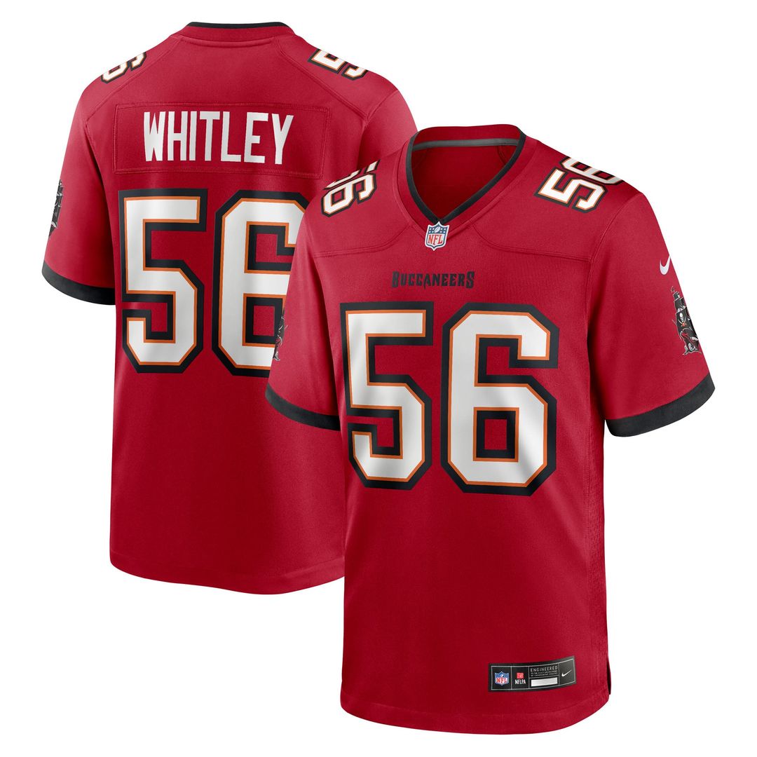 Tampa Bay Buccaneers Benton Whitley Nike Team Game Jersey - Red