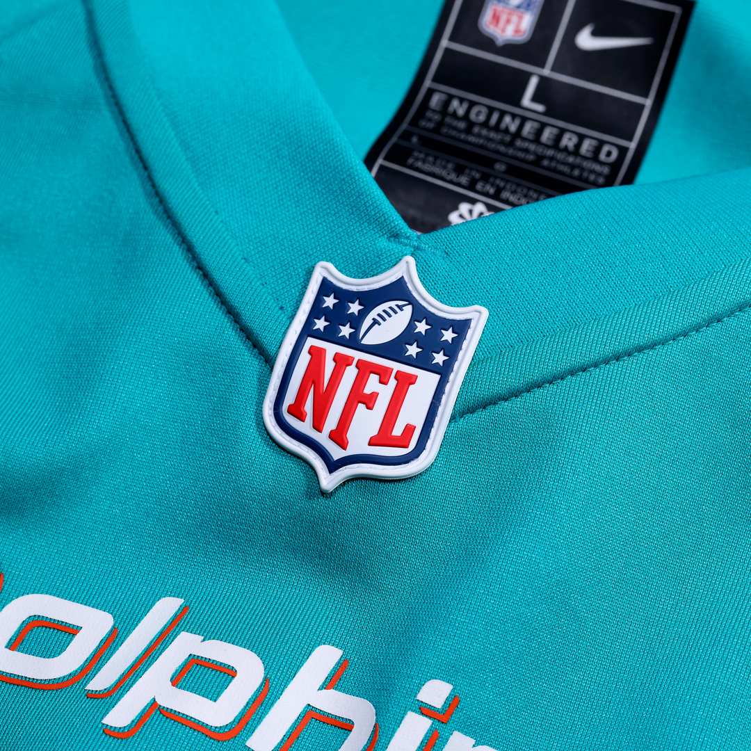 Miami Dolphins Chris Johnson Nike Team Game Jersey - Aqua