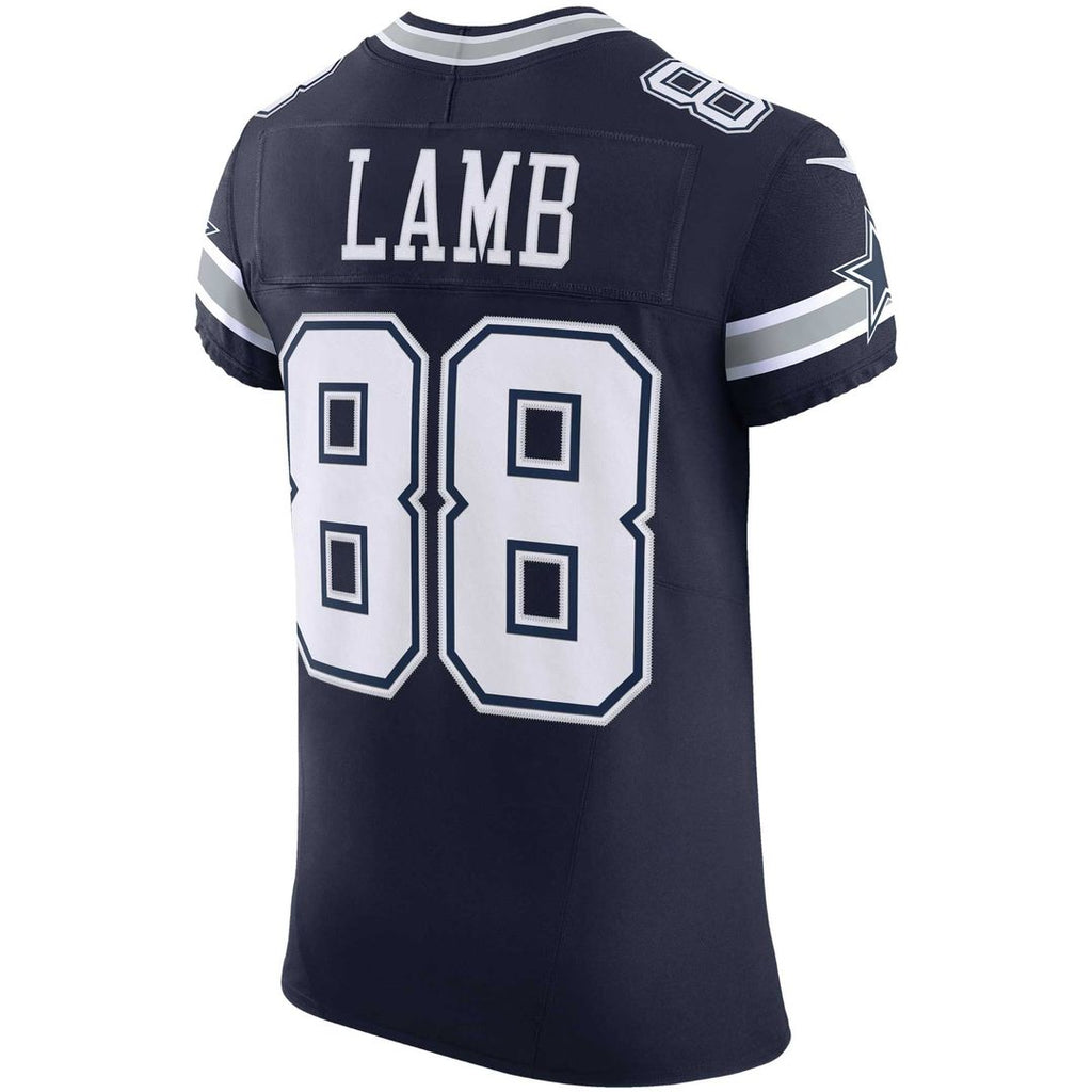 Dallas Cowboys CeeDee Lamb Nike Team Vapor F.U.S.E. Elite Jersey - Navy