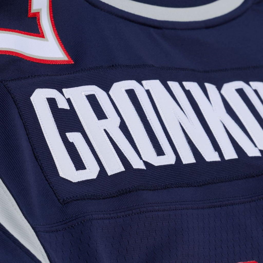 New England Patriots Rob Gronkowski Mitchell & Ness Big & Tall 2010 Legacy Retired Player Jersey - Navy