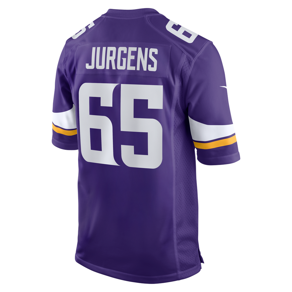 Minnesota Vikings Michael Jurgens Nike Game Jersey - Purple