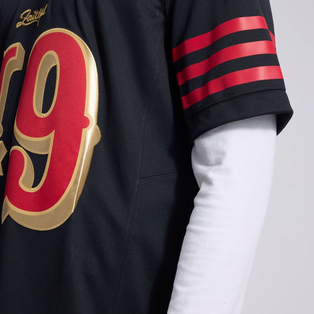 San Francisco 49ers The Faithful Nike Rivalries Collection Stitched Limited Jersey - Black