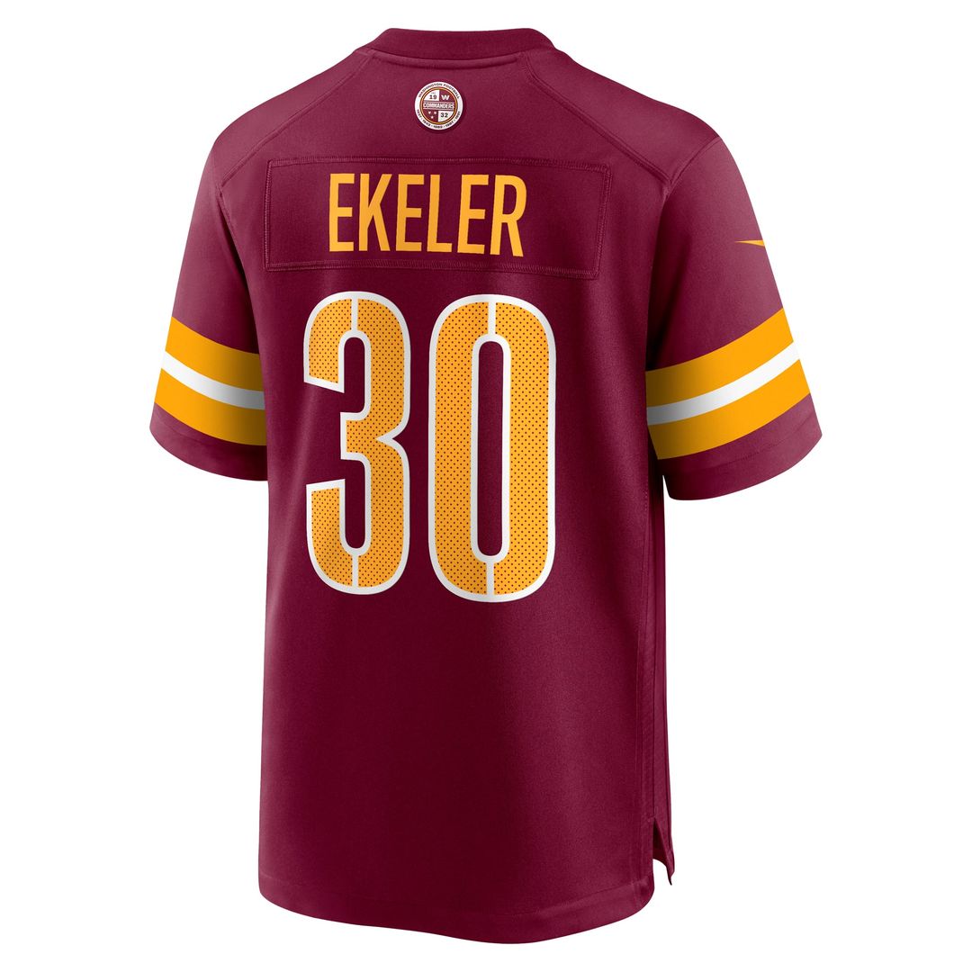 Washington Commanders Austin Ekeler Nike Game Super Bowl Era Jersey - White