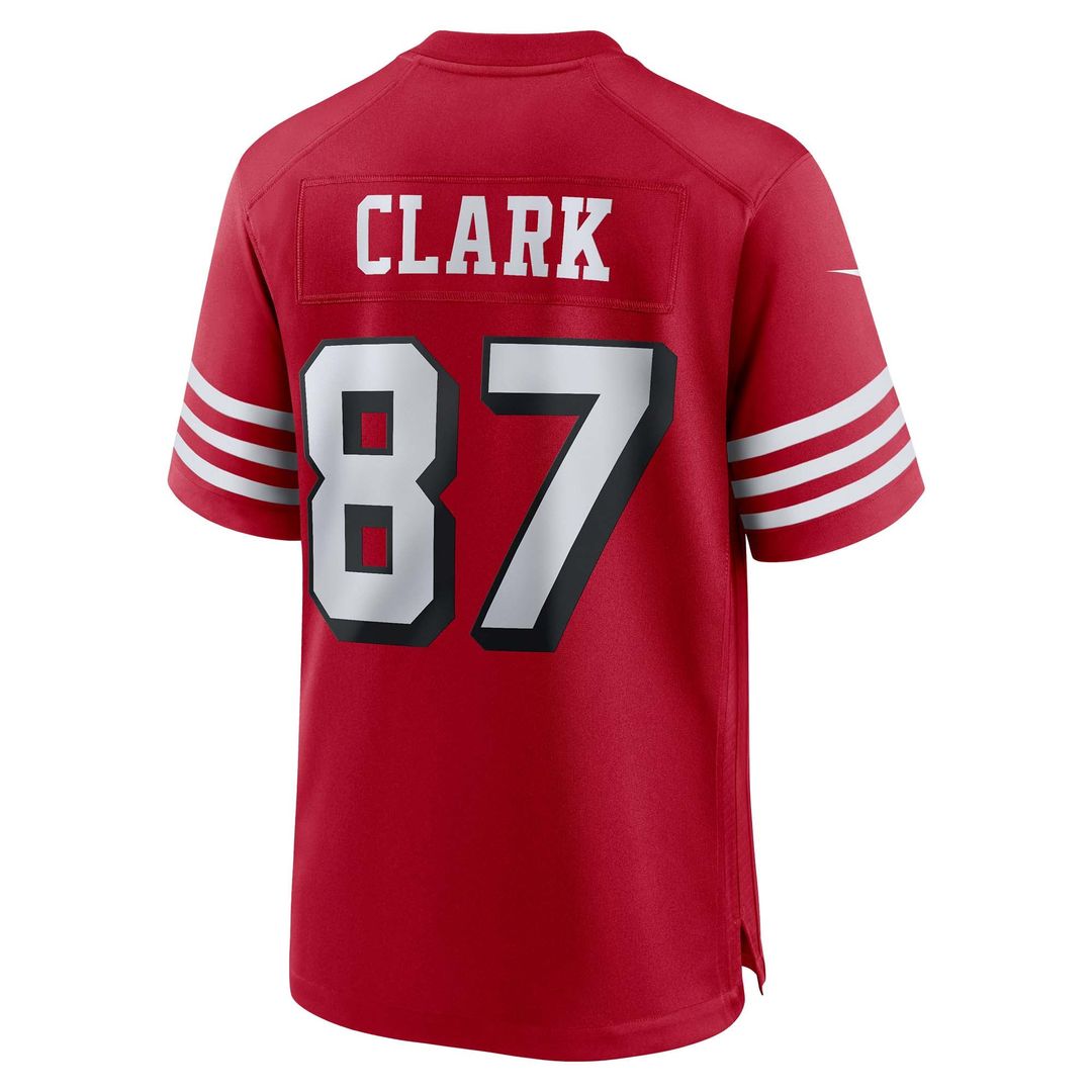 San Francisco 49ers Dwight Clark Nike Retired Player Alternate Game Jersey - Scarlet