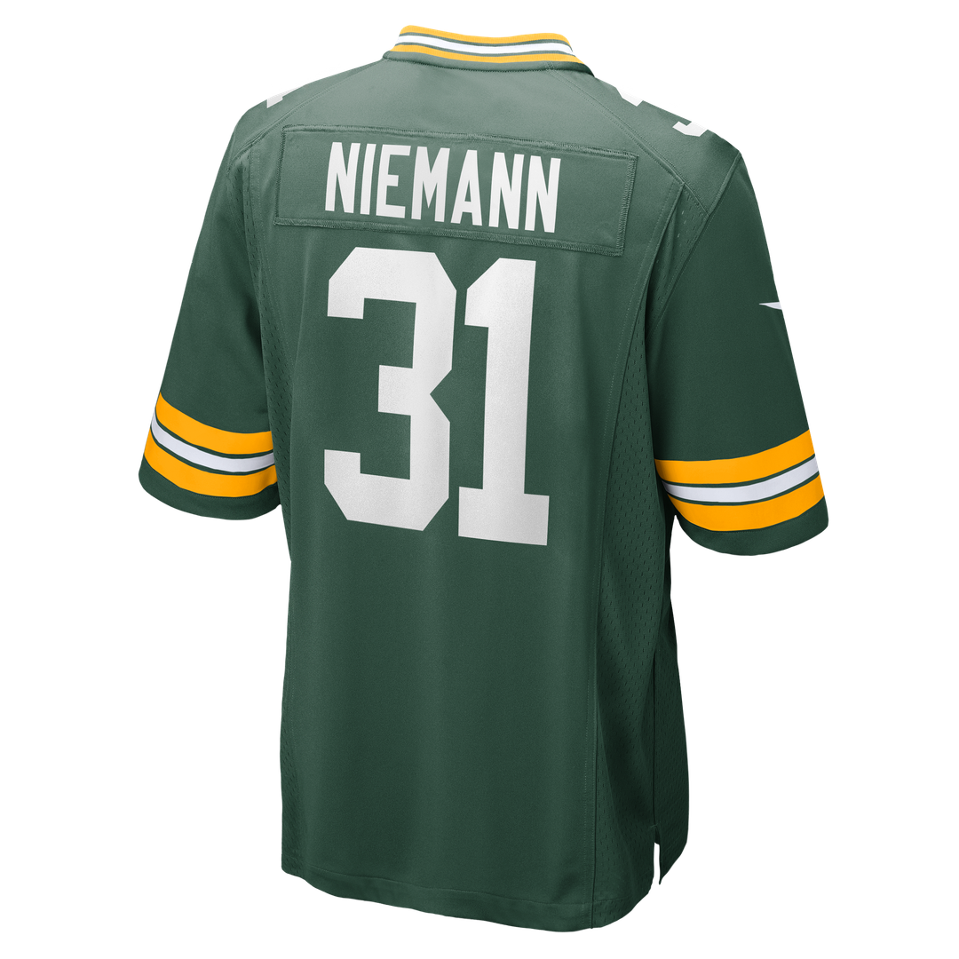 Green Bay Packers Nick Niemann Nike Team Game Jersey - Green