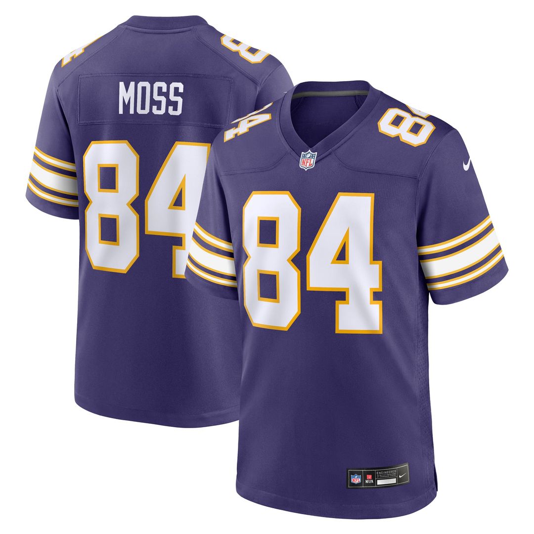 Minnesota Vikings Randy Moss Nike Classic Retired Player Game Jersey - Purple