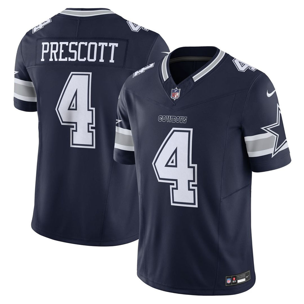 Dallas Cowboys Dak Prescott Nike Vapor F.U.S.E. Limited Jersey - Navy