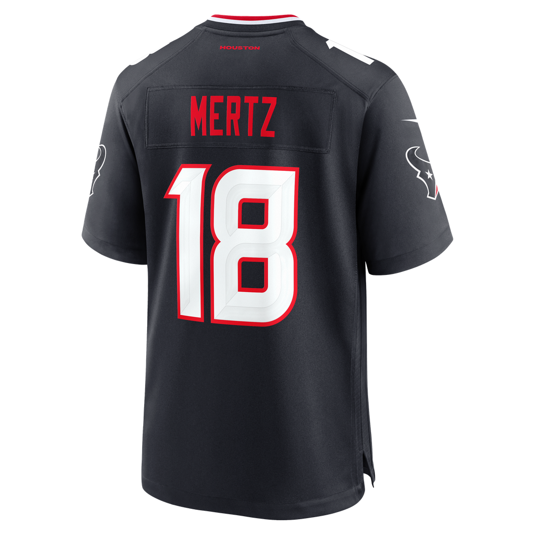 Houston Texans Graham Mertz Nike Team Game Jersey - Navy