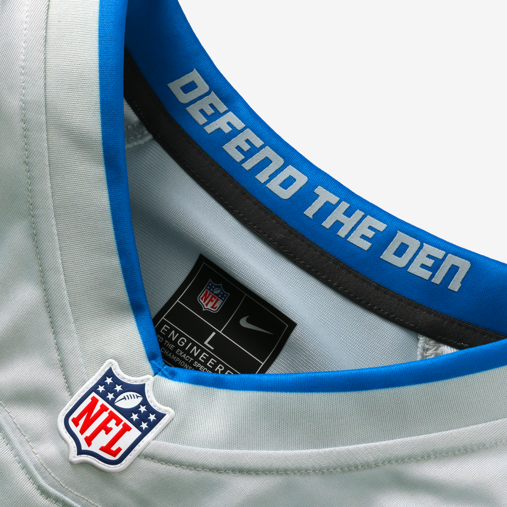 Detroit Lions Kerby Joseph Nike 2026 Rivalries Collection Game Jersey - Silver