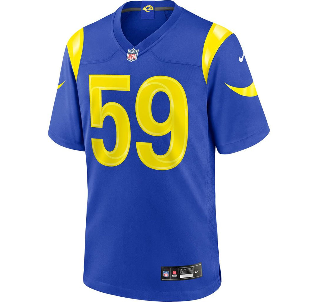 Los Angeles Rams Darryl Peterson Nike Game Jersey - Royal