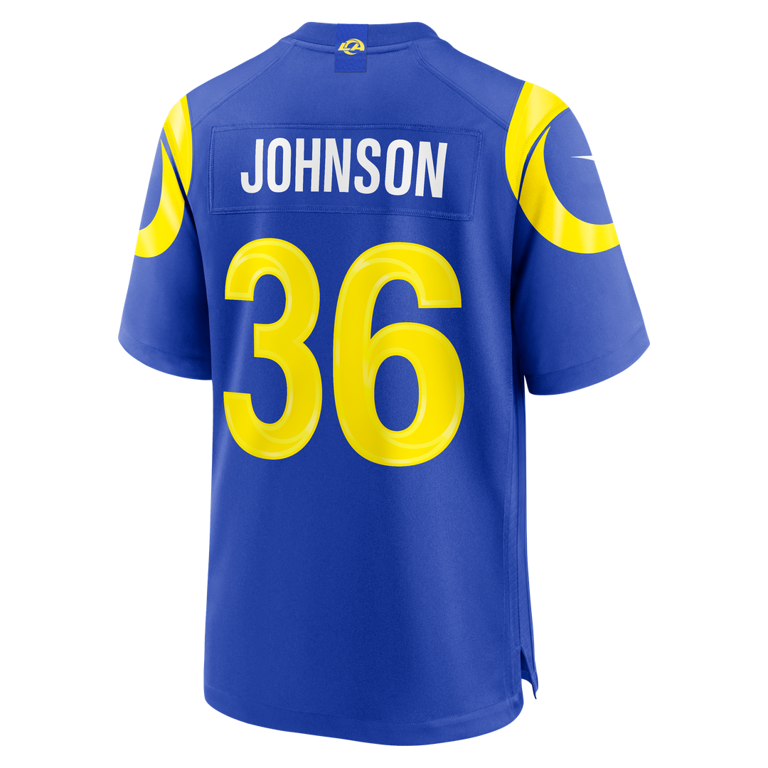 Los Angeles Rams Alex Johnson Nike Team Game Jersey - Royal