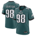 Philadelphia Eagles Jalen Carter Nike Team Game Jersey - Midnight Green