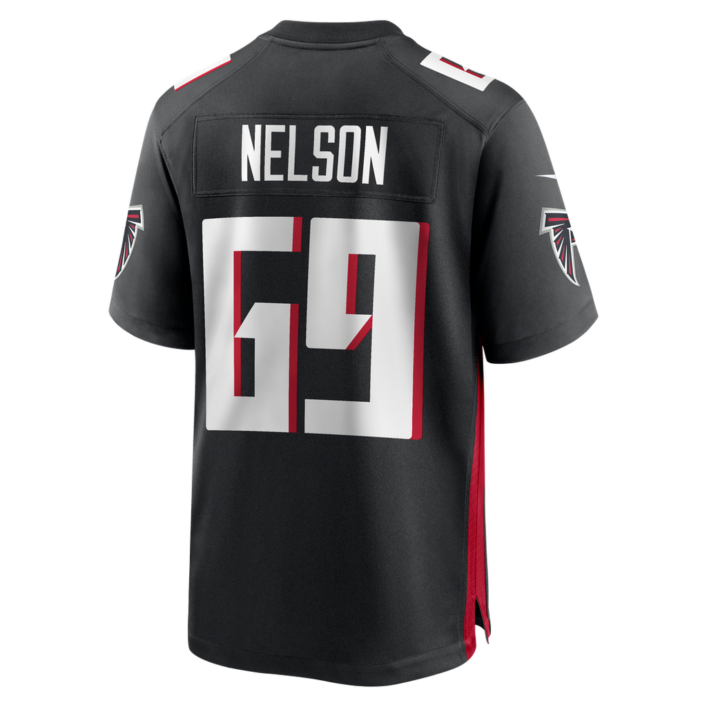 Atlanta Falcons Jack Nelson Nike Team Game Jersey - Black