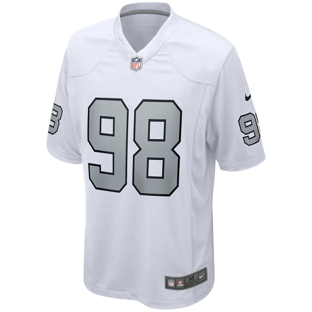 Las Vegas Raiders Maxx Crosby Nike Alternate Game Jersey - White