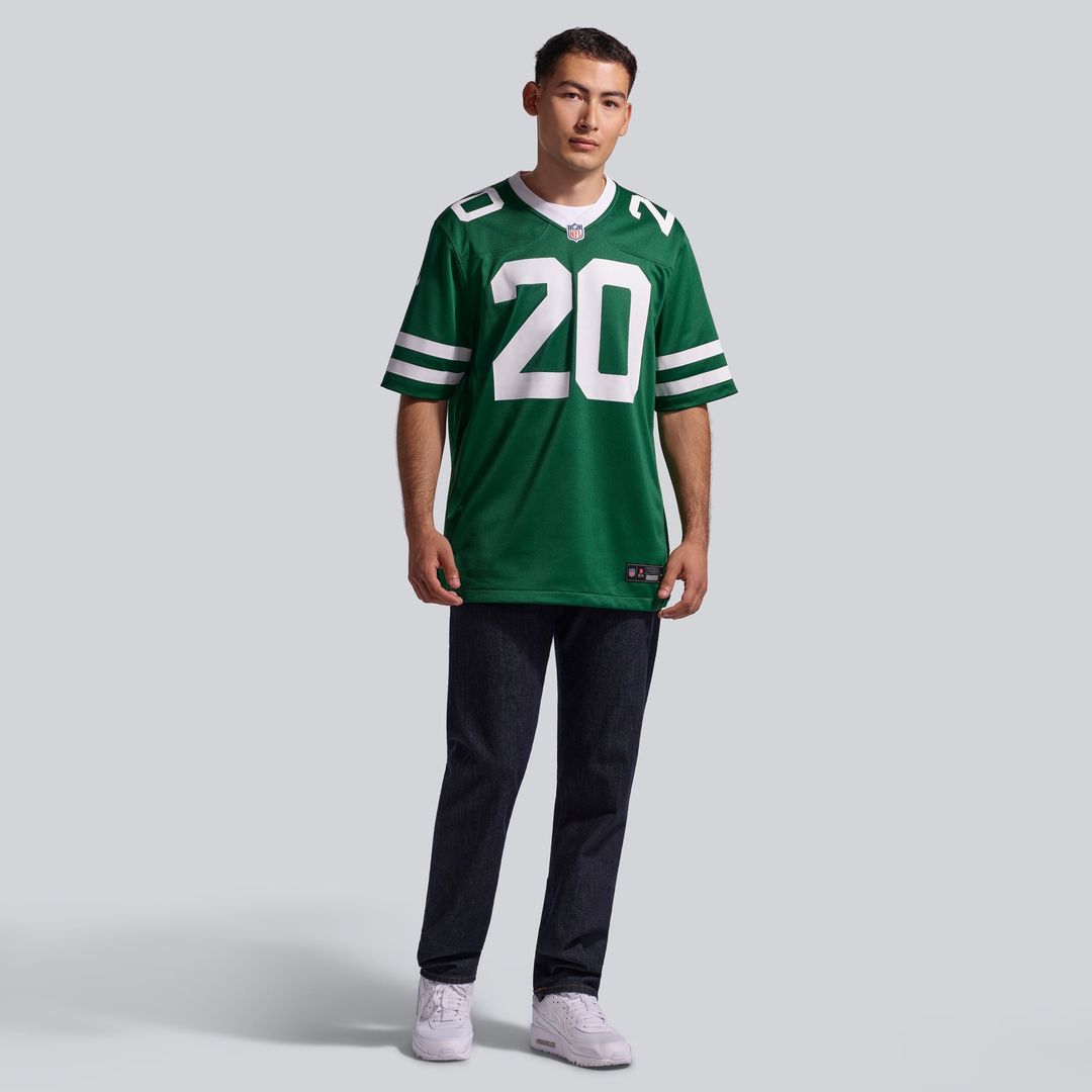 New York Jets Breece Hall Nike Alternate Game Jersey - Legacy Black